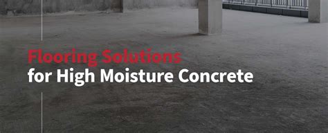 flooring for high moisture concrete